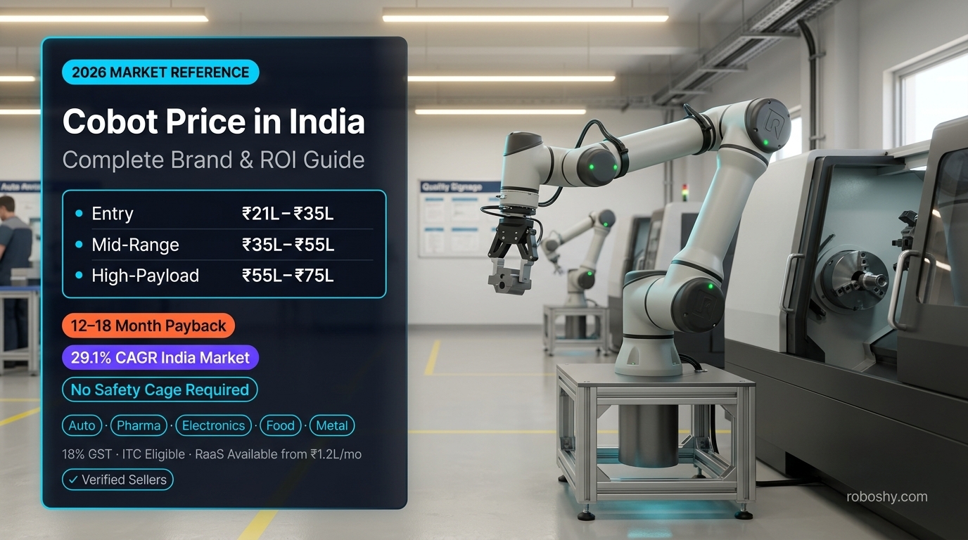 Read more about the article Cobot Price in India: What Indian Businesses Actually Pay in 2026